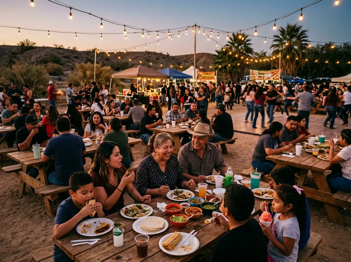 Community food celebration in California's Imperial Valley