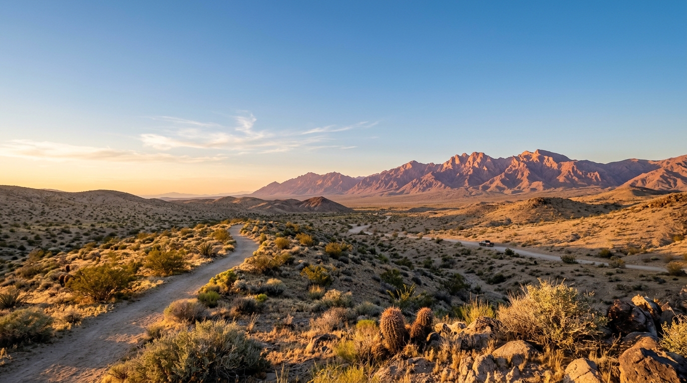 Imperial County desert landscape during optimal visiting season
