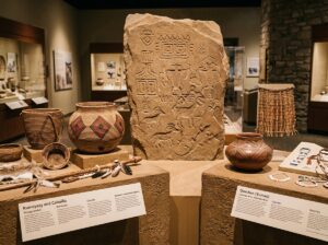 Indigenous cultural artifacts and traditional designs from Imperial County